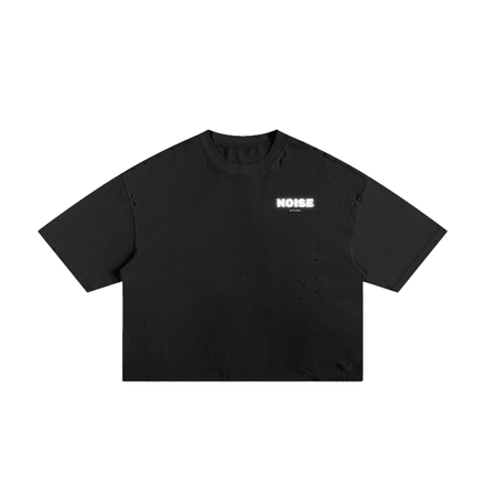 The Noise - Classic Frayed Boxy Tee