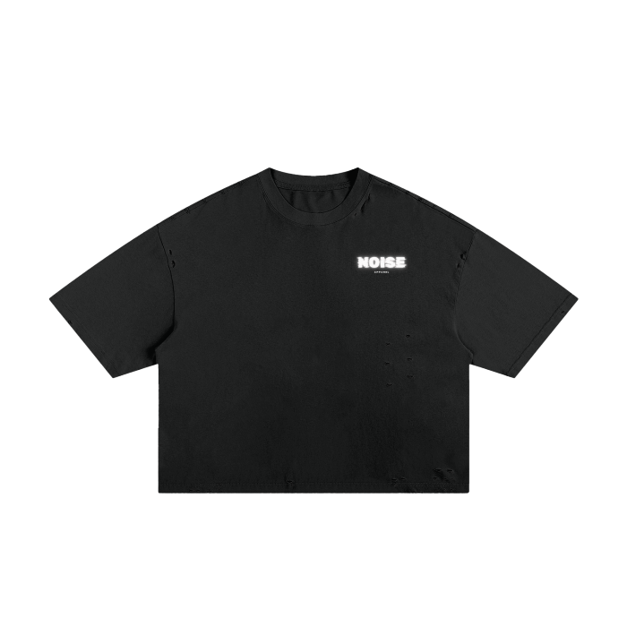 The Noise - Classic Frayed Boxy Tee