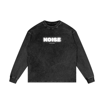 Acid Wash Oversize Long Sleeve T-Shirt