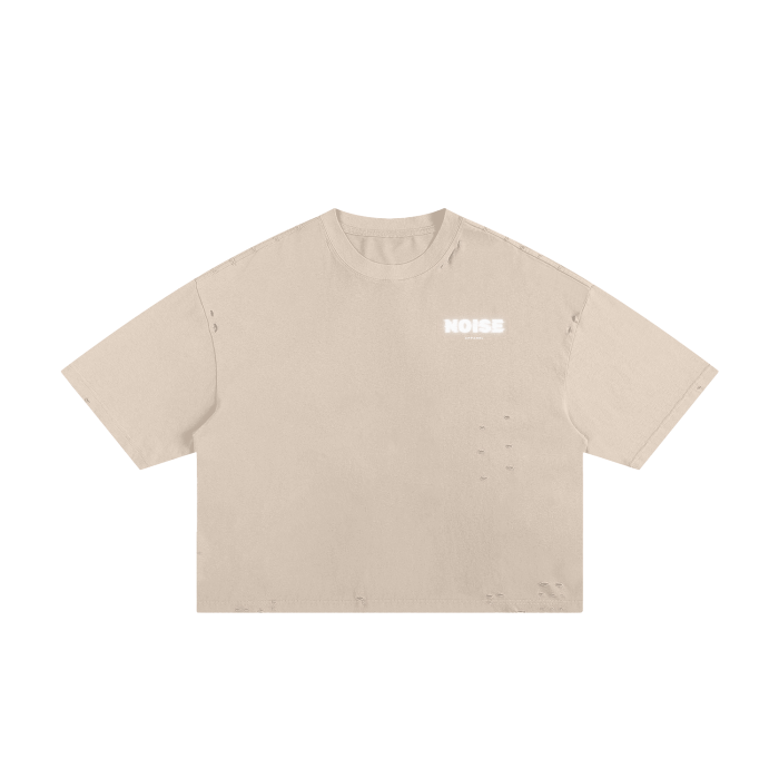 Classic Frayed Boxy Tee - 250 GSM