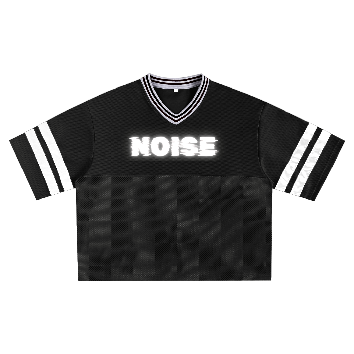 Taped Mesh Boxy T-shirt