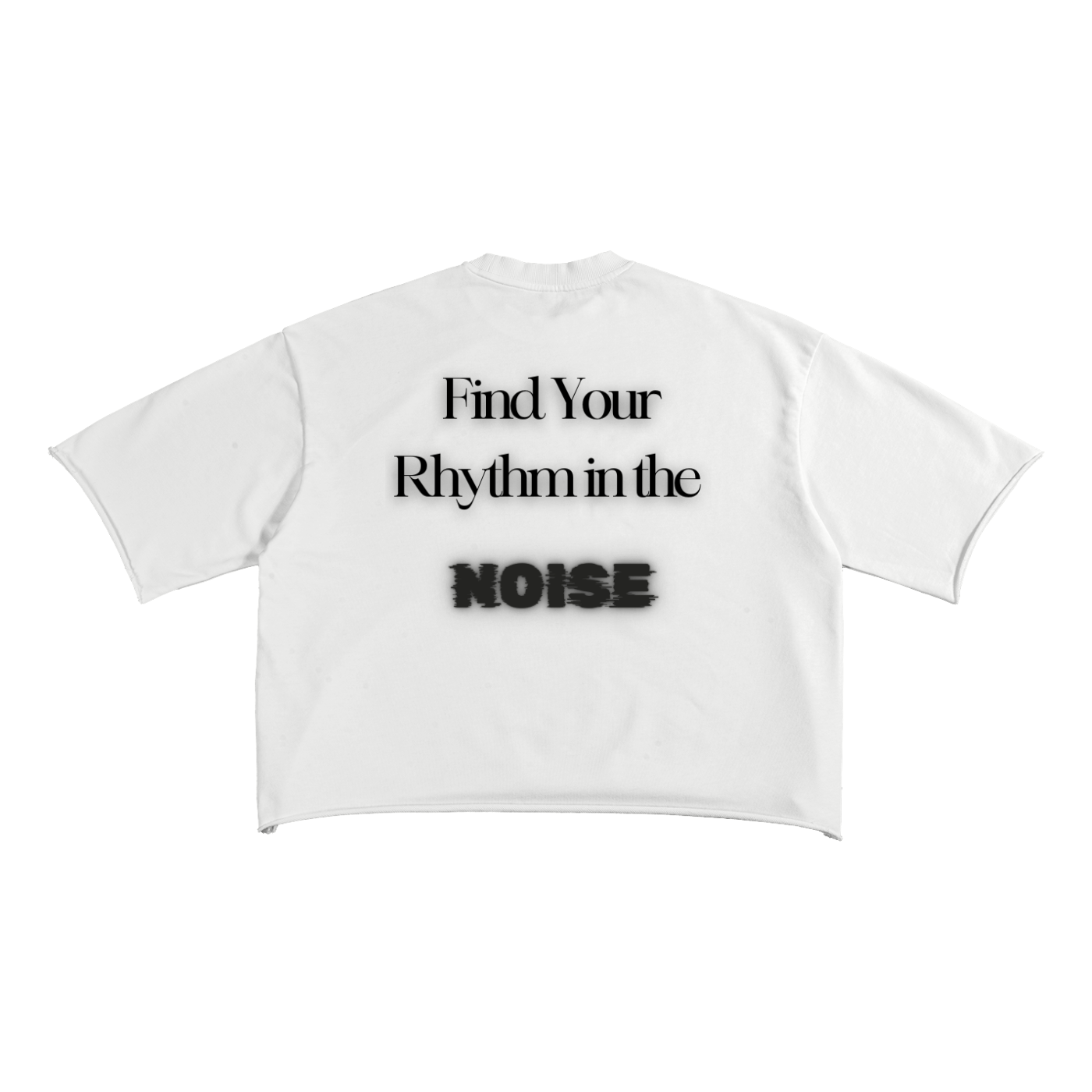 French Terry Raw Edge T-shirt