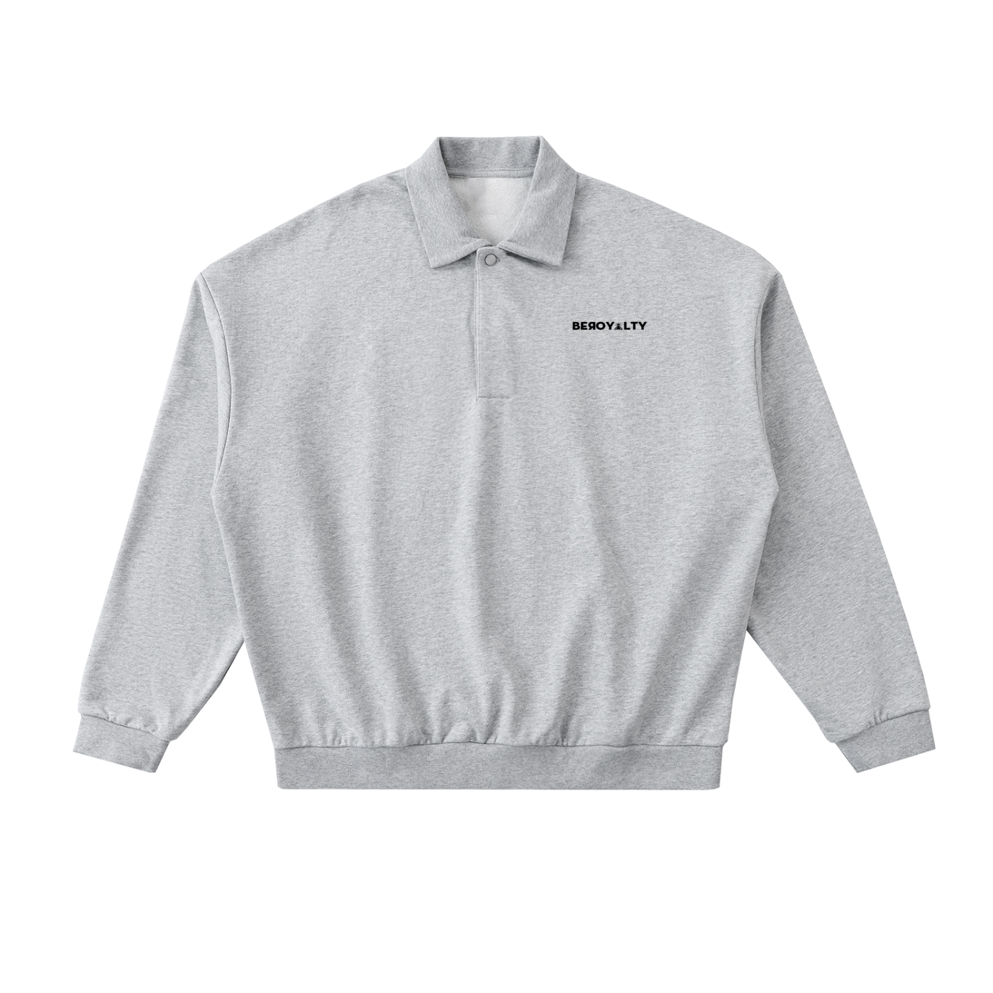 Heavyweight Fleece Polo Sweatshirt